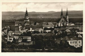 Czech Republic Kromeriz Zlín Kroměříž Vintage RPPC 03.92