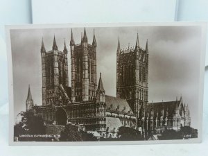 5x Vintage Lincoln Cathedral Standard Size Postcards