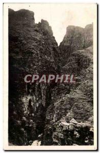 Old Postcard The famous gorges of Daluis