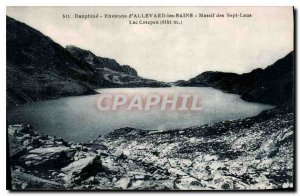 Old Postcard Dauphine Allevard les Bains Surroundings Massif des Sept Laus la...