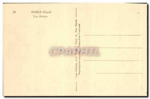 Old Postcard Nimes Les Arenes
