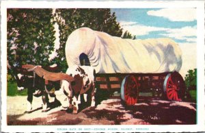 Nebraska, Kearney - Golden Gate Or Bust - Covered Wagon - [NE-066]