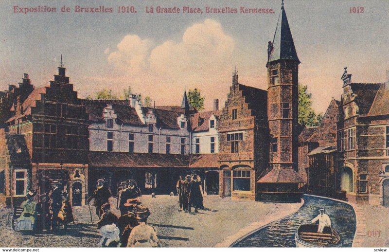 BRUXELLES, Belgium, 1910; Exposition De Bruxelles 1910, La Grande Place, Brux...