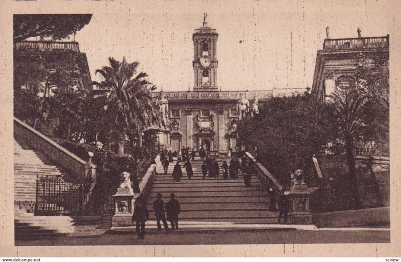 ROMA, Lazio, Italy, 1900-1910s; Il Campidoglio
