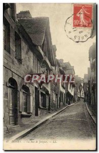 Old Postcard Dinan Rue de Jerzual