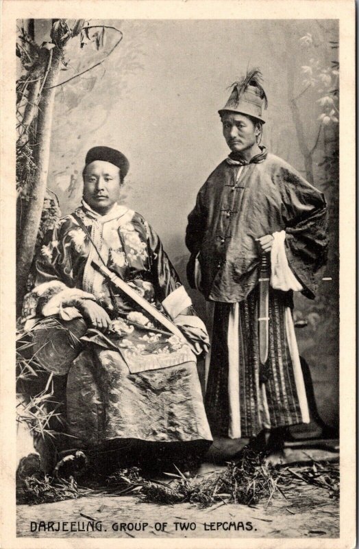 Postcard Darjeeling Group of Two Lepcmas~4676 