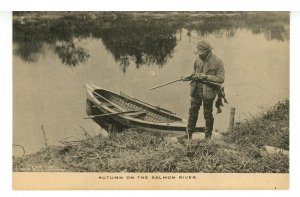 VT - Bellows Falls. Autumn on the Salmon River