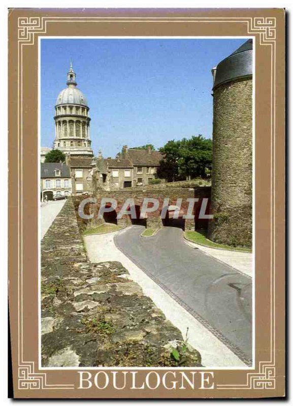 Modern Postcard Boulogne l & # 39entree museum of the bell tower of the cathe...