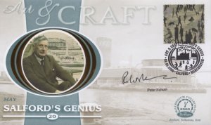 Peter Nahum of BBC TV Antiques Roadshow SalfordHand Signed Benham FDC