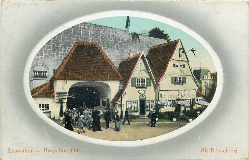 Exhibition Belgium lot 7 postcards Exposition Brussels 1910 