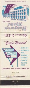 Vintage Eire, Pennsylvania/PA Match Cover, Niagara Motel