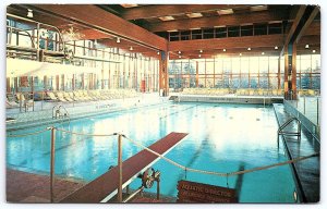 1960's New Indoor Swimming Pool Grossinger's New York NY Posted Postcard