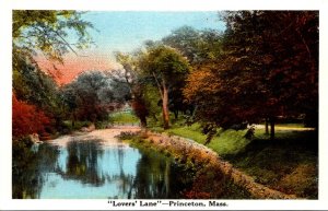 Massachusetts Princeton Lovers Lane Curteich