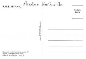 RMS Titanic Modern White Star Line Ship Steamer Unused 