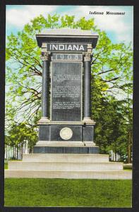 Indiana Monument Americus Georgia Unused c1955