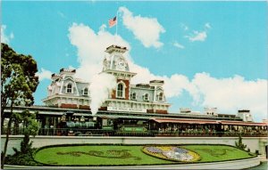 Trains RR Magic Kingdom Walt Disney World Orlando FL Florida Unused Postcard E77