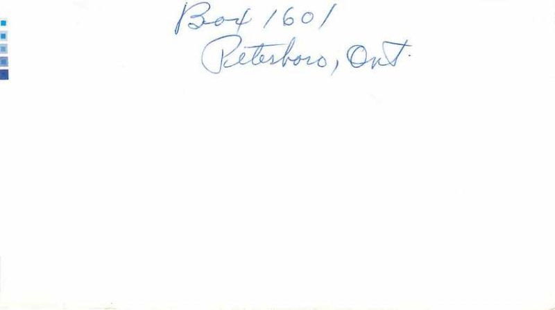 Entier Postal Stationery Postal Peterborough Canada