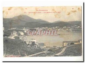 Banyuls sur Mer Old Postcard General View Bair