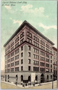 Capitol National Bank Building Saint Paul Minnesota MN Street View Postcard