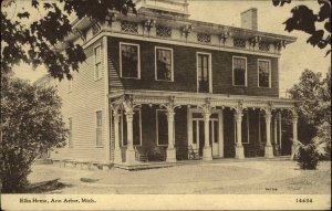 Ann Arbor Michigan MI Elks Home BPOE Fraternal c1910 Vintage Postcard