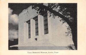 Austin Texas Memorial Museum @ University of Texas~c1940s Postcard