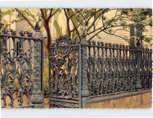 Postcard Cornstalk Fence, New Orleans, Louisiana