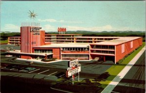 Louisville, KY Kentucky ALBERT PICK MOTEL Roadside ARTIST'S VIEW Chrome Postcard