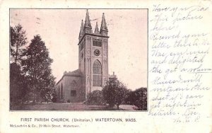 First Parish Church in Watertown, Massachusetts Unitarian.