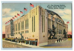 Vintage The Chicago Stadium Postcard P182 