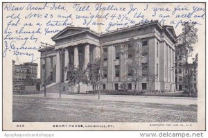 Kentucky Louisville Court House 1906