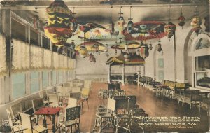 1917 Hot Springs Virginia Japanese Tea Room Homestead Postcard 25-1493
