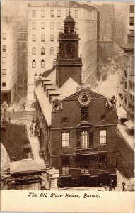 Old State House Boston Massachusetts MA Antique Postcard UNP Unused UDB 