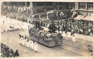 Philadelphia PA Nathanael Greene Real Estate Parade Trolley RPPC