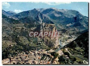 Postcard Modern B Castellane Alps Aerial View General