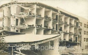 Santa Barbara, California, California Hotel, Exposed Rooms,1925 Earthquake,RPPC 