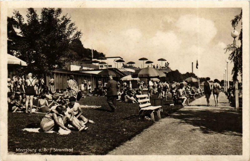 CPA AK MEERSBURG a. B. Strandbad GERMANY (739705)