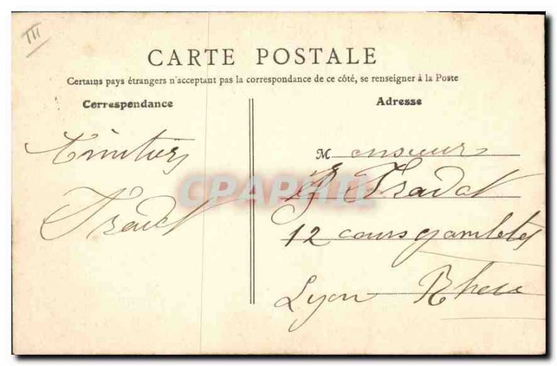 Old Postcard Villefranche Phone The Sub Prefecture