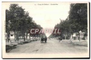 Old Postcard Chalons Camp Grande Rue