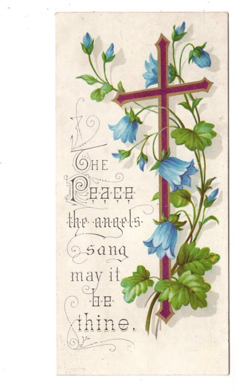 The Peace of Angels Song, Vintage Greeting Card