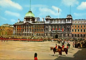 England London Buckingham Palace Her Majesty The Queen and The Trooping Of Th...