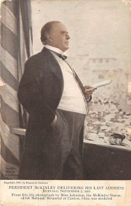 President McKinley Delivering His Last Address Buffalo, New York USA View Pos...