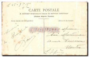 Old Postcard Pierrefonds castle view