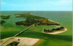 Aerial View Longboat Key,FL Manatee County Florida Vintage Postcard