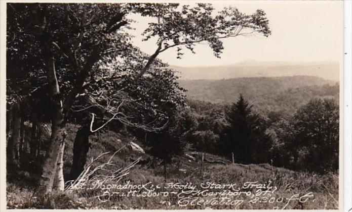 Vermont Marlboro Mt Moonadnock Holly Stark Trail Real Photo