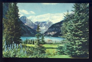 Lake Louise, Alberta., Canada Postcard, Gardens Of The Chateau Lake Louise