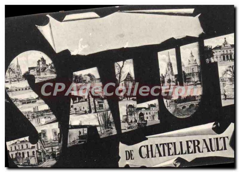 Old Postcard Hi De Chatellerault