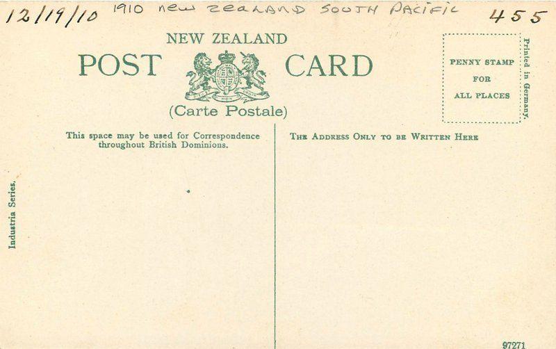 C-1910 New Zealand South Pacific Queens Wharf Wellington Fergunson 9027