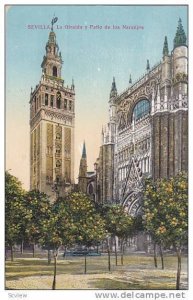 La Giralda Y Patio De Los Naranjos, Sevilla (Andalucia), Spain, 1900-1910s