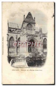 Old Postcard Mezieres Church Portal Cote Sud