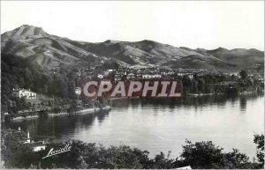 Modern Postcard Hendaye Vue Generale deep 3 Crowns (Spain)